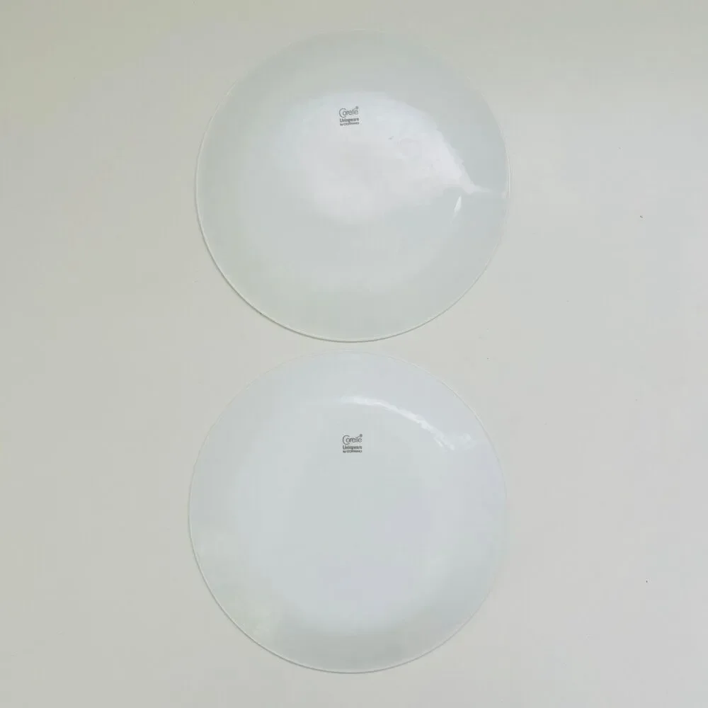 CORELLE Livingware Snowflake Blue Salad Plates, Set of 2